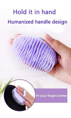 Aroveea Hair Scalp Brush Dandruff Cleaning Brush Shower Scalp Shampoo Brush - Image 5