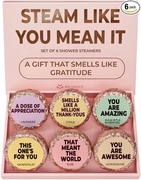MESMOS 6 Assorted Shower Steamers Aromatherapy, Administrative Professional Day by MesmorizingMemoriesMoments