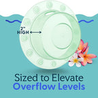 SlipX Solutions Bottomless Bath, Essential Overflow Drain Cover - Image 8