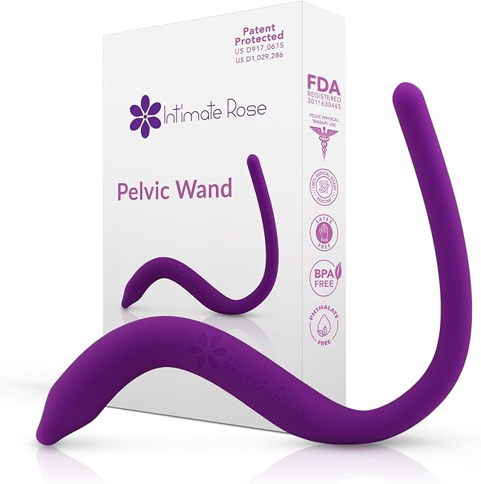Intimate Rose Pelvic Wand, Pelvic Floor Muscle Trigger Point Massager, Perineal by IntimateRose