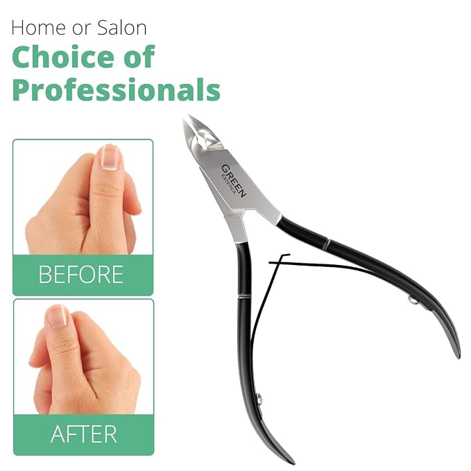 Professional Cuticle Trimmer Nail Cuticle Cutter Stainless Steel Cuticle Nippers - Image 8