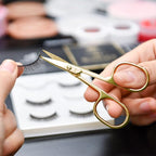 LIVINGO Professional Nail Cutter Scissors, Eyebrows/Eyelash Use, 3.5" Gold - Image 7