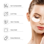 Vaincre 120 Pairs Hydrogel Under Eye Patches, Gel Eye Pads Lash Extensions - Image 2