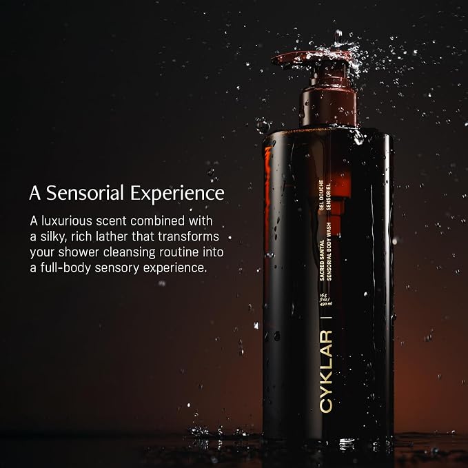 CYKLAR Sensorial Body Wash. Sacred Santal Hydrating Cleanser - Image 7