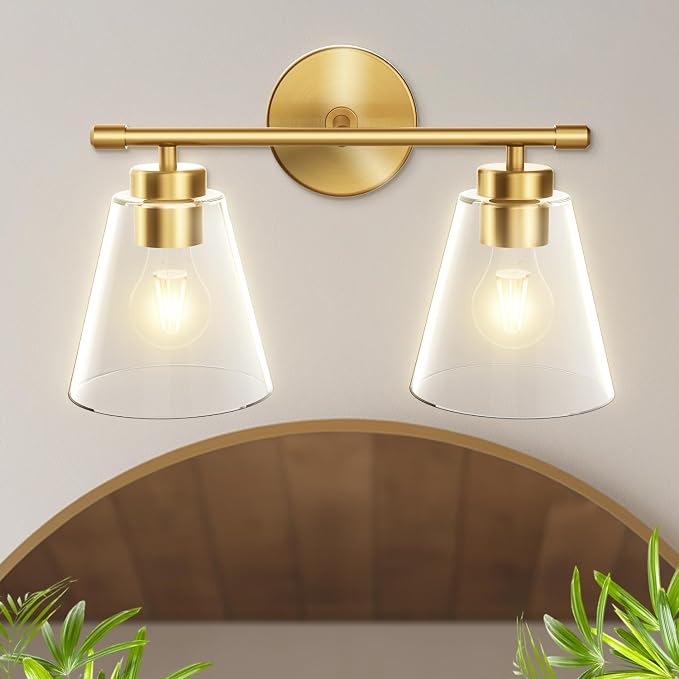 Hamilyeah Bathroom Vanity Light Fixtures Over Mirror, 2 Light Wall Light Fixture - Image 7
