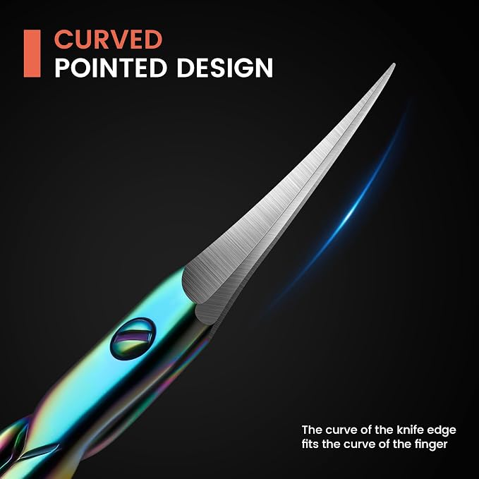 BEZOX Curved Cuticle Scissors - Image 3