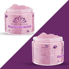 Blueberry Body Scrub, Pure Organic Face Exfoliant - Image 5