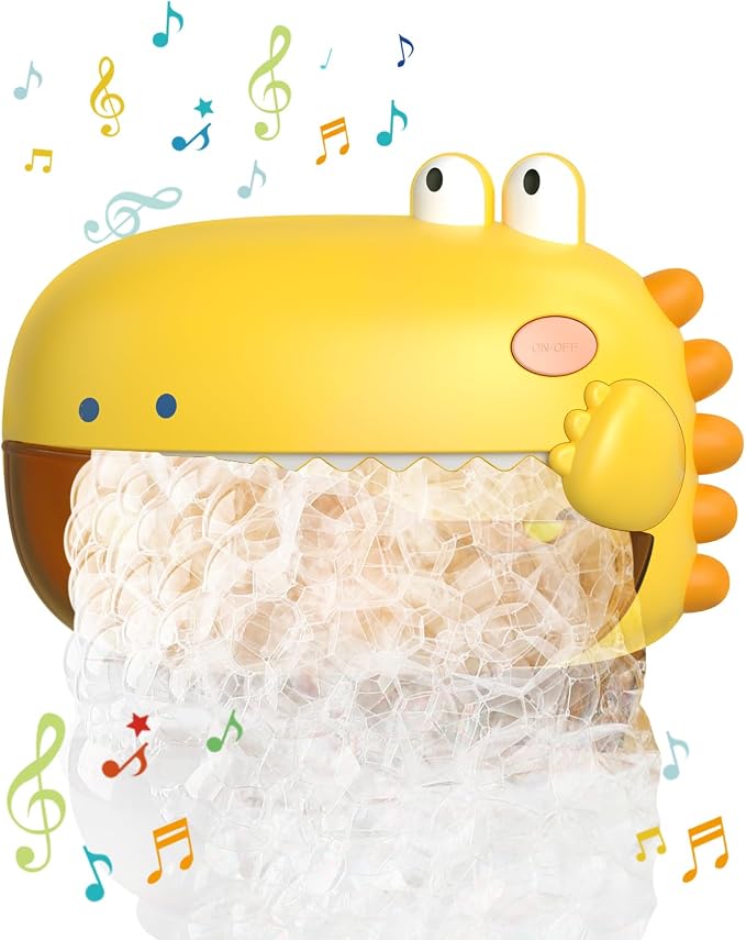 Lehoo Castle Baby Bath Toys, Dinosaur Bath Bubble Machine, Bath Toys by LehooCastle