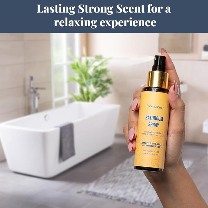 Folkulture Citrus & Bergamot Bathroom Spray - Image 4
