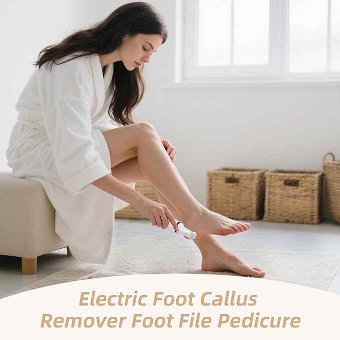 Electric Foot Callus Remover, Electronic Foot File, Portable Electric Callus - Image 2