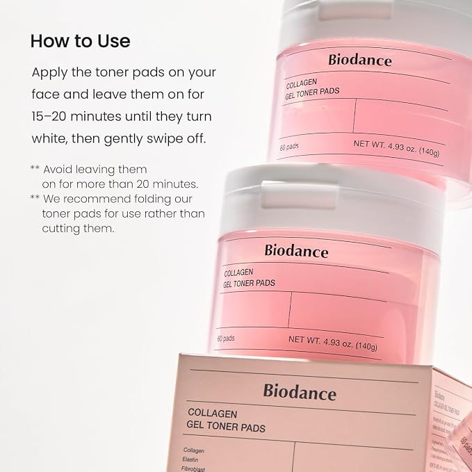 Biodance Collagen Gel Toner Pads, Pore Minimizer - Image 9