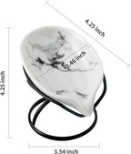 Dobbyby Leaf-Shaped Soap Dish – Premium Ceramic Soap Bar Holder - Image 5