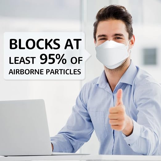 LEVENIS Face Masks 50 Pack, Breathable Comfortable and Disposable Mask - Image 5