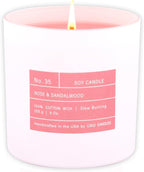 Lulu Candles | Rose & Sandalwood | Smells Floral & Woody | Luxury Scented Soy - Image 3