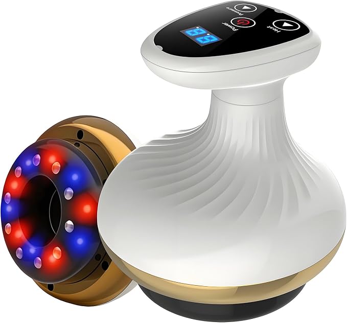 Vacuvia for Cellulite, 2-in-1 LED Light Therapy and Vibration Massager by Yaslayp