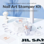 modelones French Tip Tool- 6 Pcs Nail Stamp French Manicure Kit Suitable - Image 5