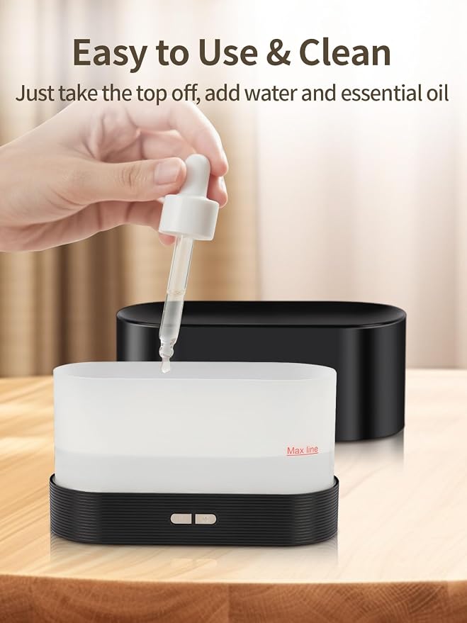 Flame Essential Oil Diffuser, 180ml Aromatherapy Diffuser - Image 7