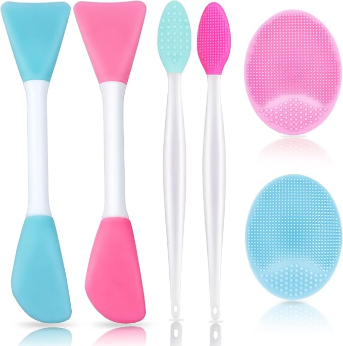 6pcs Silicone Face Brush Set by Namgznso