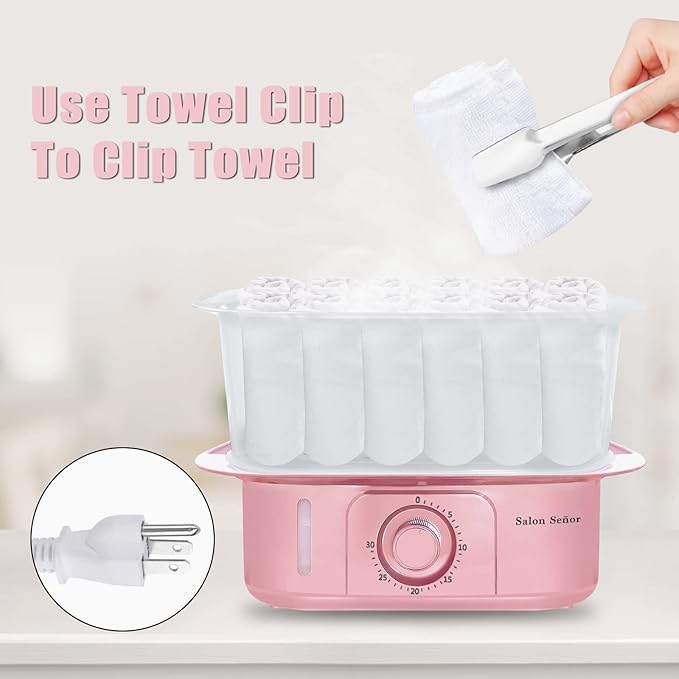 Salon Señor Pink Towel Steamer - Image 2