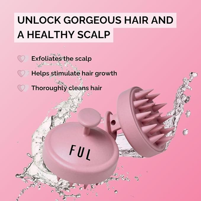 FUL Scalp Massager with Super Soft Silicone Brush - Image 3