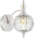 Brushed Nickel Bathroom Wall Sconce Vintage Style by Ditoon