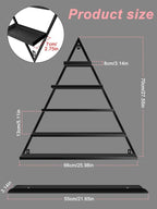 EBANKU 10PCS Nail Polish Racks 5 Tiers Nail Polish Shelf - Image 3