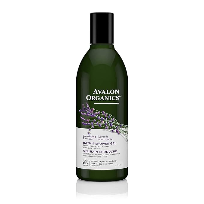Avalon Organics Bath & Shower Gel, Nourishing Lavender, 12 Oz by Avalon