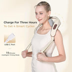 KppeX 4D Deep Cordless Neck Massager Pillow, Leg and Back Pain Relief Tissue - Image 5