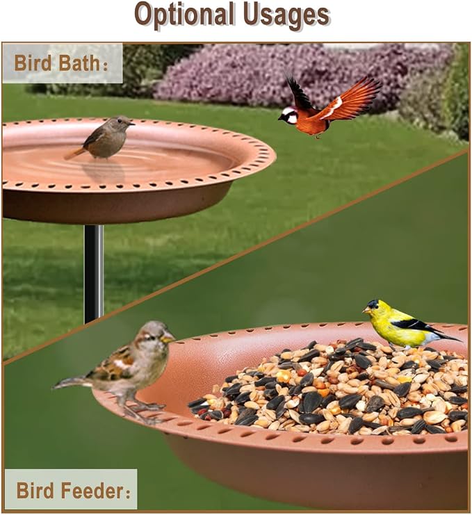 Garbuildman Upgraded 5-Prong Base Bird Bath - Image 6