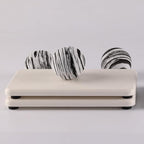 NiuYichee 2 Pcs Water Absorbing Stone Trays, Kitchen/Bathroom Sink Soap Dish - Image 2
