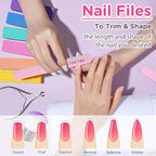 TsMADDTs Nail Buffers and Files, Professional Manicure Tools Kit, Nail Care - Image 3