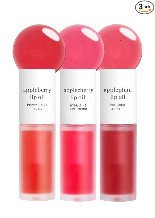 NOONI Vegan Appleseed Lip Oil Set by nooni