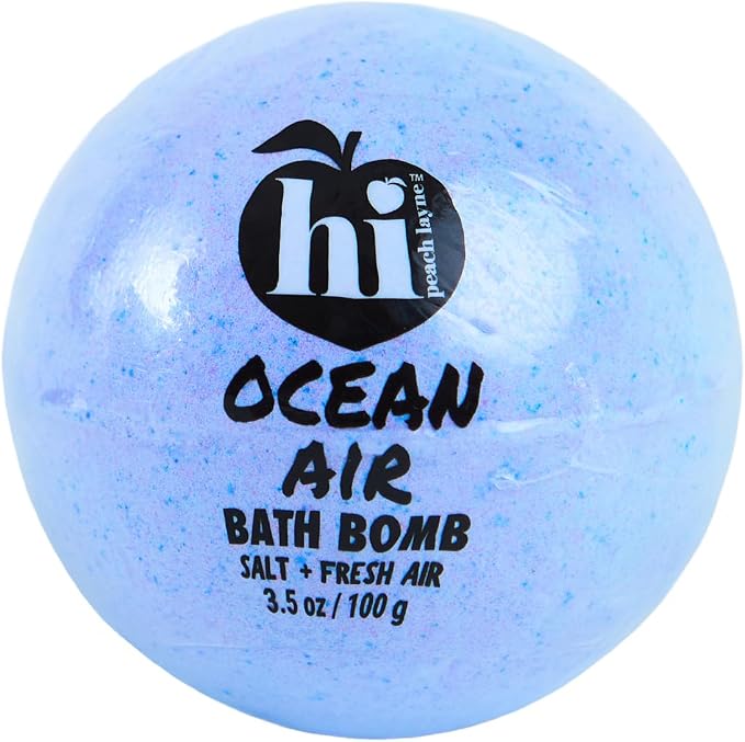 Hi Peach Layne Ocean Air Bath Bombs 12-Pack – Vegan, Clean Beauty Spa Gifts - Image 2