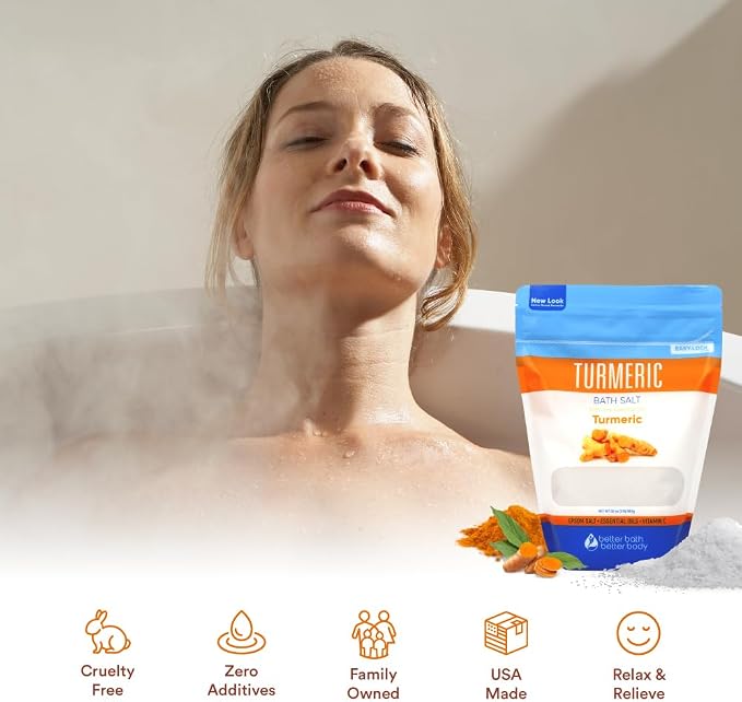 Turmeric Bath Salt 32 Oz Epsom Salt - Image 3