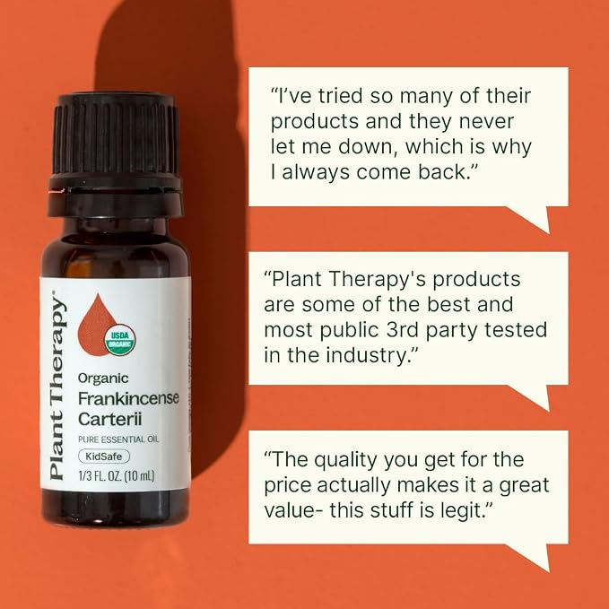 Plant Therapy Organic Frankincense Carterii Essential Oil 100% Pure, USDA - Image 4