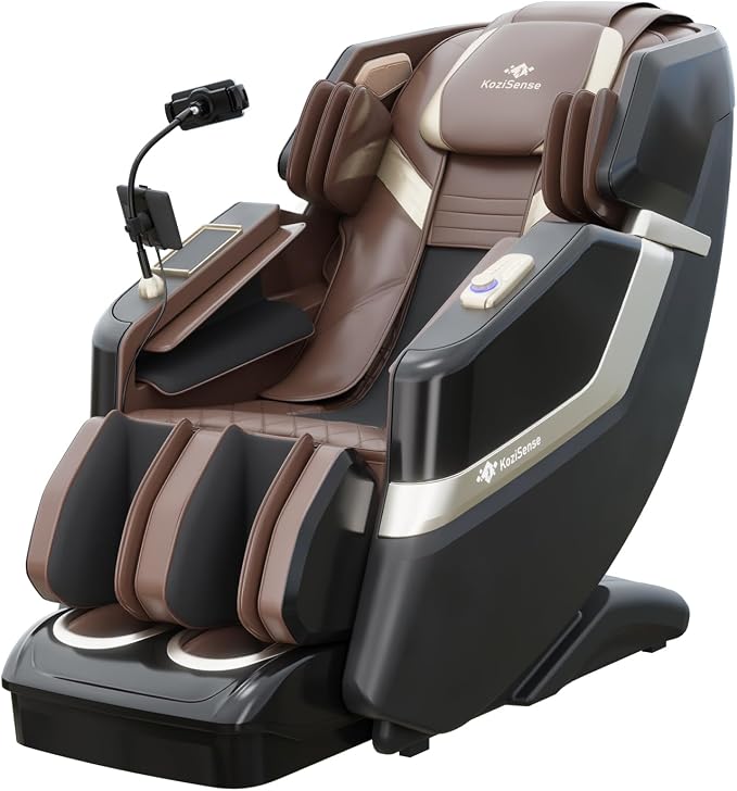 KoziSense KZ-313 2026 Heated Jade Roller Massage Chair Full Body, Deep Zero by KoziSense