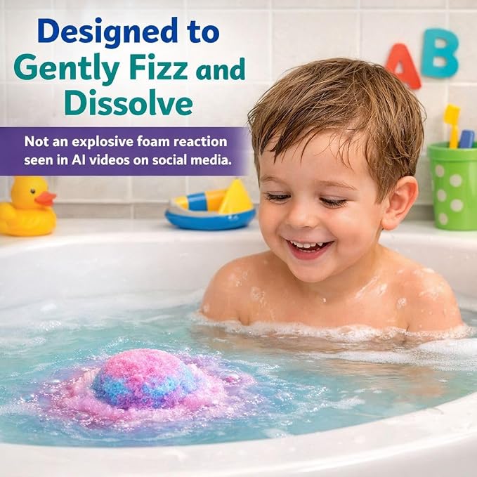 Galaxy Bath Bombs for Kids - Image 2