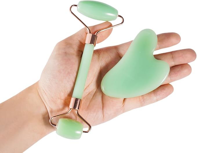 2pcs Scraping Facial Tool Valentine's Day Gift, Includes Roller and Scraping - Image 6