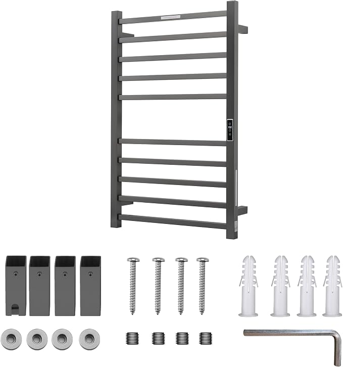 Heated Towel Racks for Bathroom, Wall Mounted Electric Towel Warmer Racks - Image 7