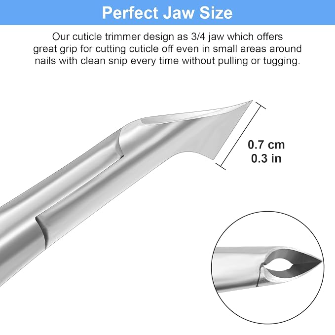 CGBE Cuticle Trimmer, Professional Cuticle Nippers Remover Tools, Non-slip - Image 5