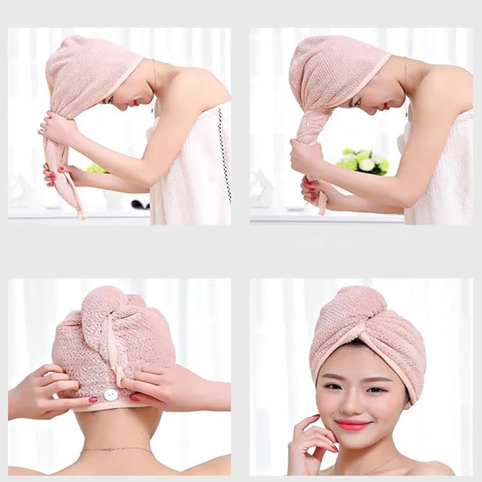 Hair Drying Towel 3 Pack - Image 3
