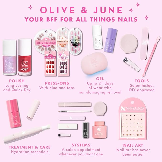 Olive & June Buffer Pack | 1 Full-Size + 2 Mini Nail Buffers - Image 5