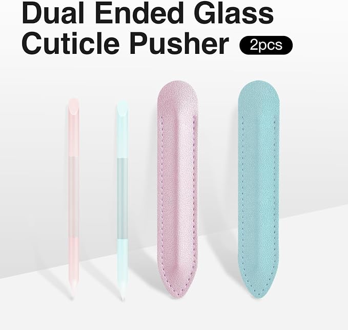 Curvlife 2-Pack Glass Cuticle Pushers - Image 2
