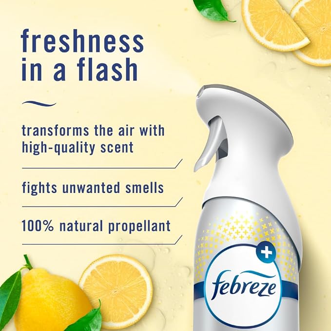 Febreze Air Freshener Spray, Odor-Fighting Room Spray, Heavy Duty Bundle - Image 2