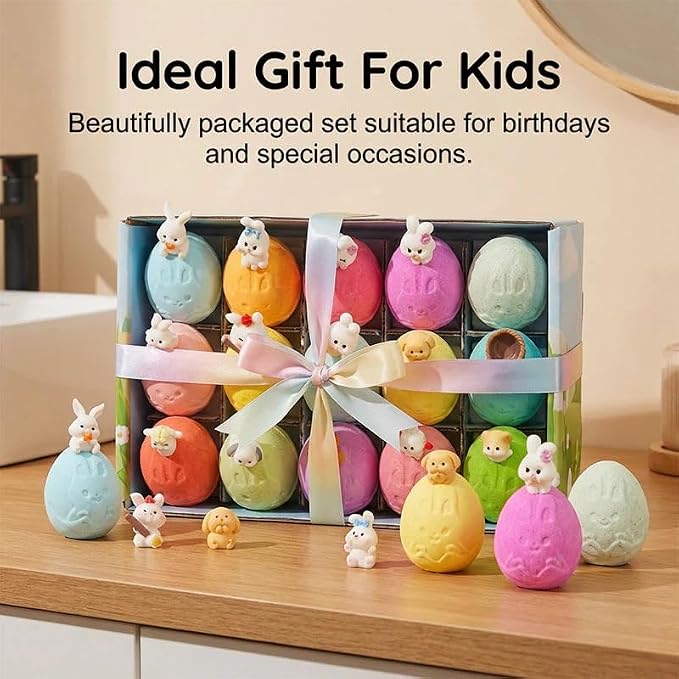 12-Piece Bath Bomb Gift Set for Kids, Bath Bombs for Kids - Image 2