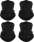 ROXUN 4 Pack Neck Gaiter, Cooling Breathable Face Mask UV Protection Scarf by Roxun