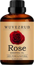 Rose Essential Oil, 240ML Pure and Natural by WUVEZRUB