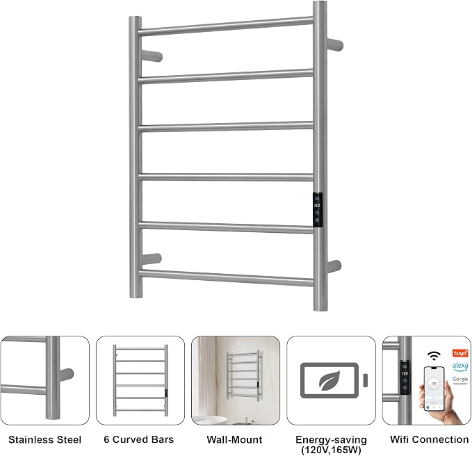Electric Towel Rack with Voice Control - Image 7