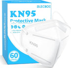 BLScode KN95 Face Mask 60 Pack, Individually Wrapped 5-Layer face Masks by BLScode