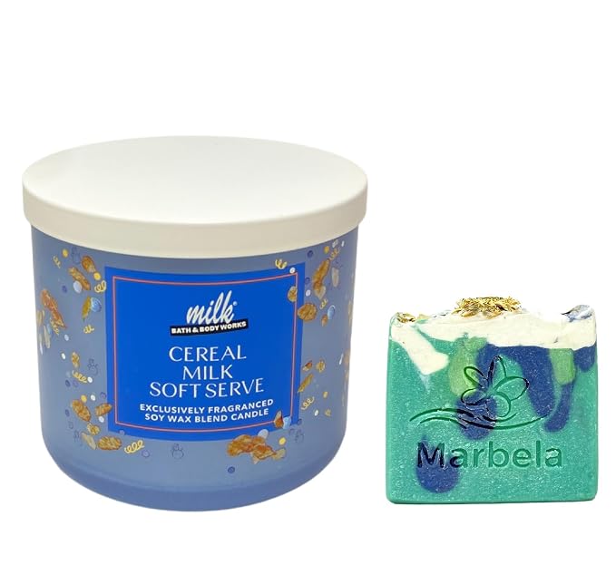 Bath & Body Works Cereal Milk Soft Serve 3-Wick Candle by BathBodyWorks